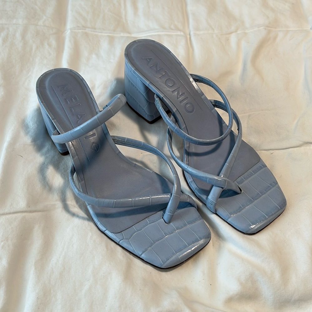 Light blue heels